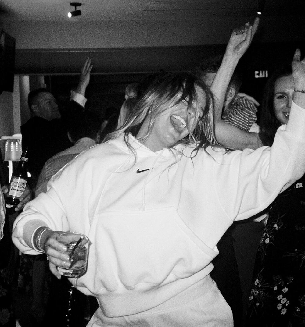 Guest dancing at a wedding reception